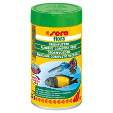 Sera Flora - храна на растителна основа за всекидневно хранене на всички растителноядни рибки 100 мл.